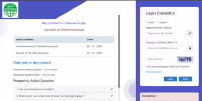 RSPCB JEE and JSO admit card 2026 released: Direct links to download here