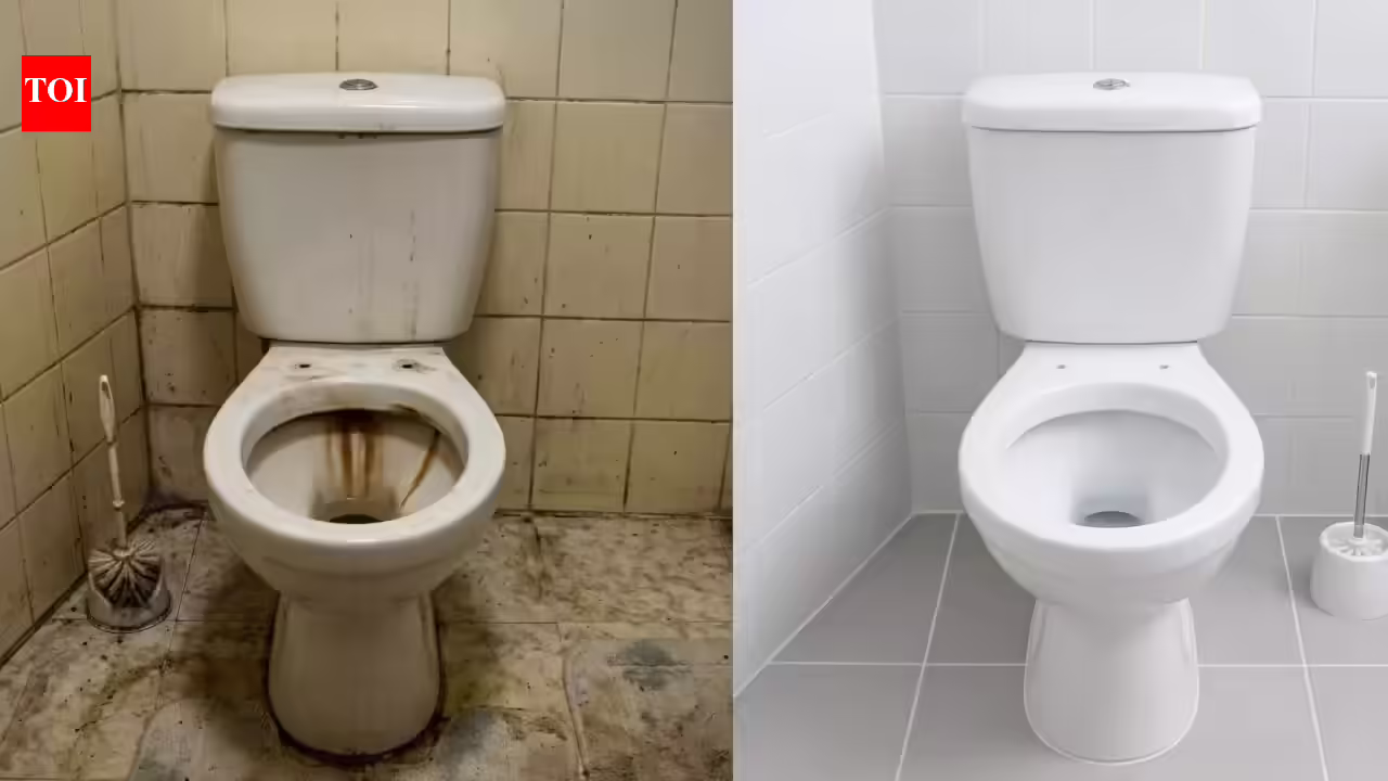 How to clean your toilet seat without using a brush: Try this toothpaste and baking soda hack |