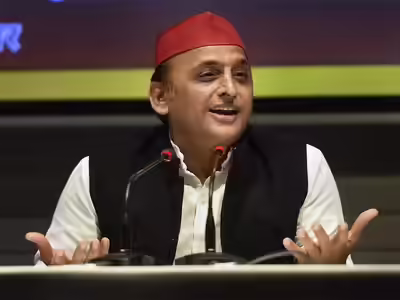 ‘Fierce falling contest between rupee and BJP’s image’: Akhilesh Yadav | India News