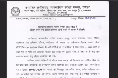 CG TET result 2026 released at vyapam.cgstate.gov.in: Direct link to download scorecards here