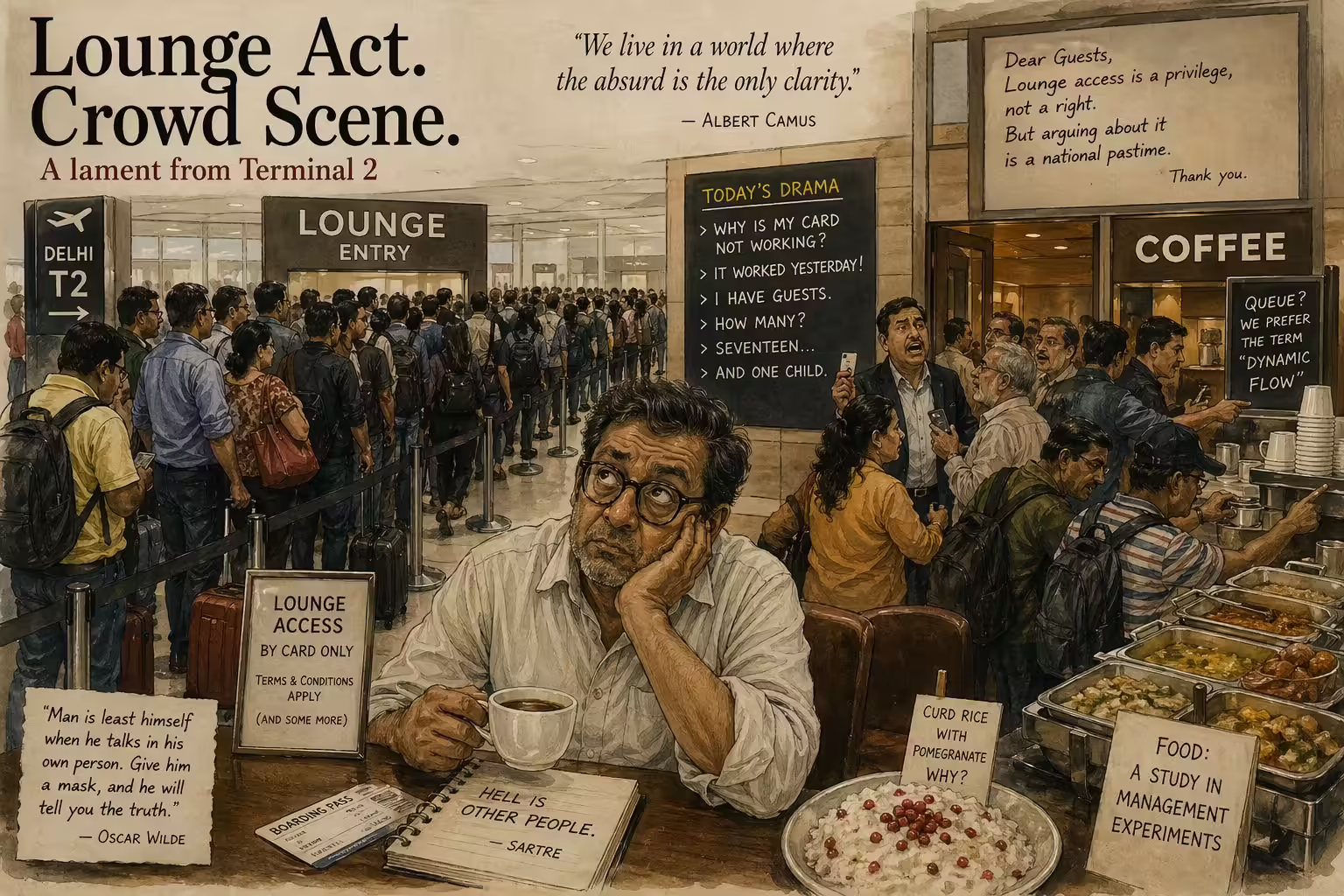 The great Indian lounge: Where privilege stands in queue